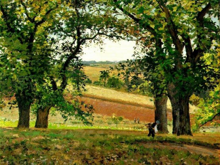 Chestnut Trees at Osny. (1873). , 