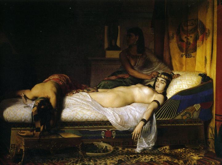 Жан Андре Риксен картина Смерть Клеопатры (1874) - Разное фото