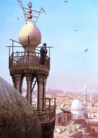 ,       ::  -  [ A Muezzin Calling from the Top of a Minaret the Faithful to Prayer ]