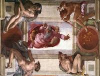    -     -    (  ) [ Separation of the Earth from the Waters by MICHELANGELO ]