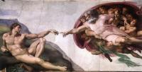   ::   (  ) [ Creation of Adam, Cappella Sistina, Vatican, fresco ]